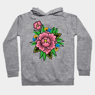 Peony Tattoo Hoodie